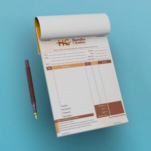 Invoice voucher NCR book