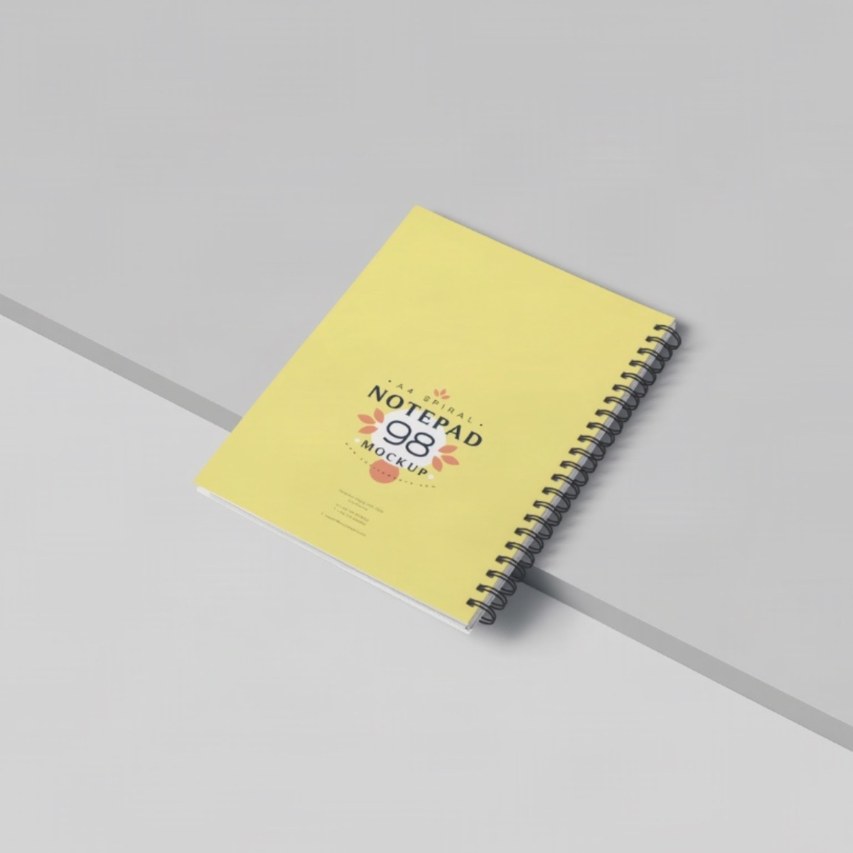 Notebook back cover closed view