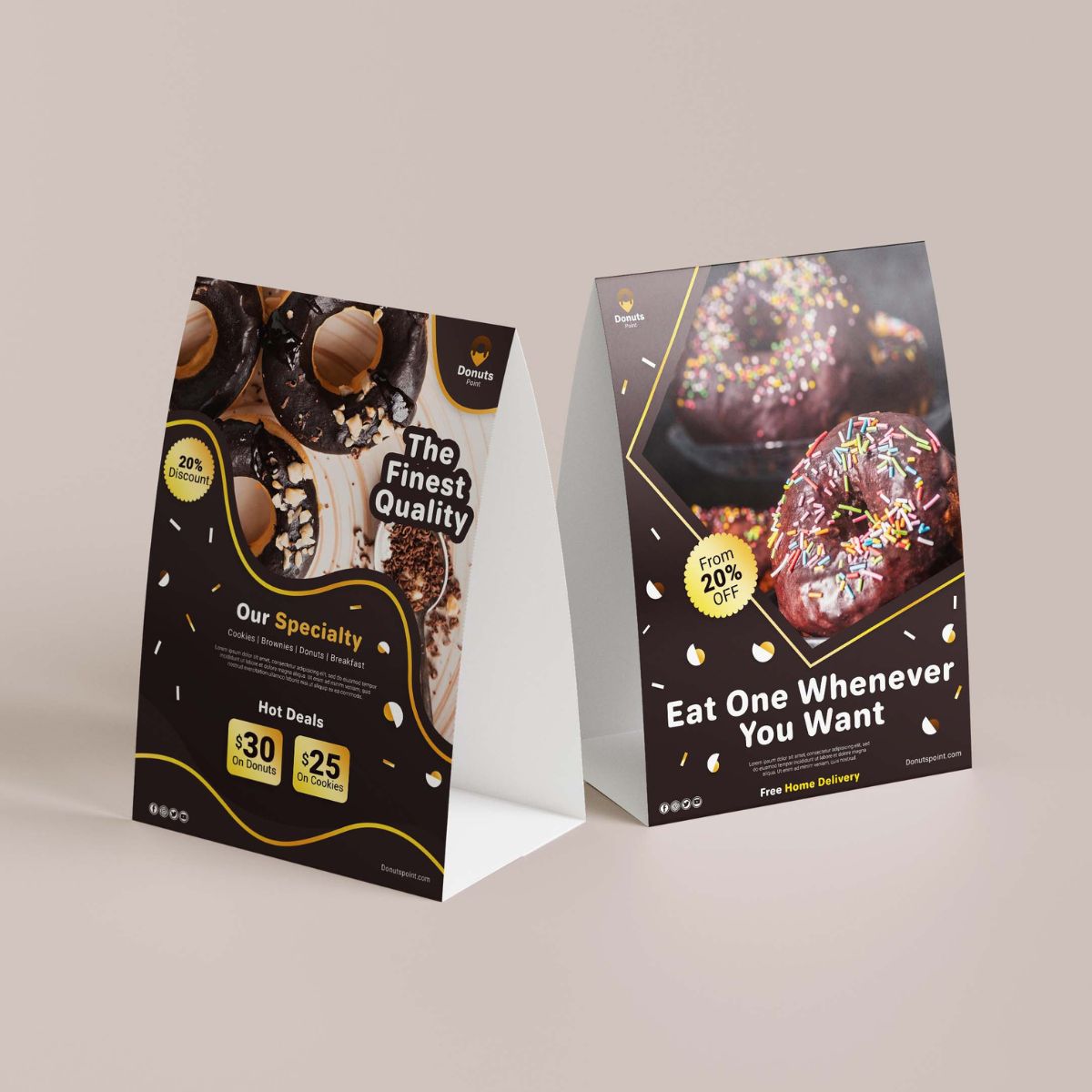table tent card
