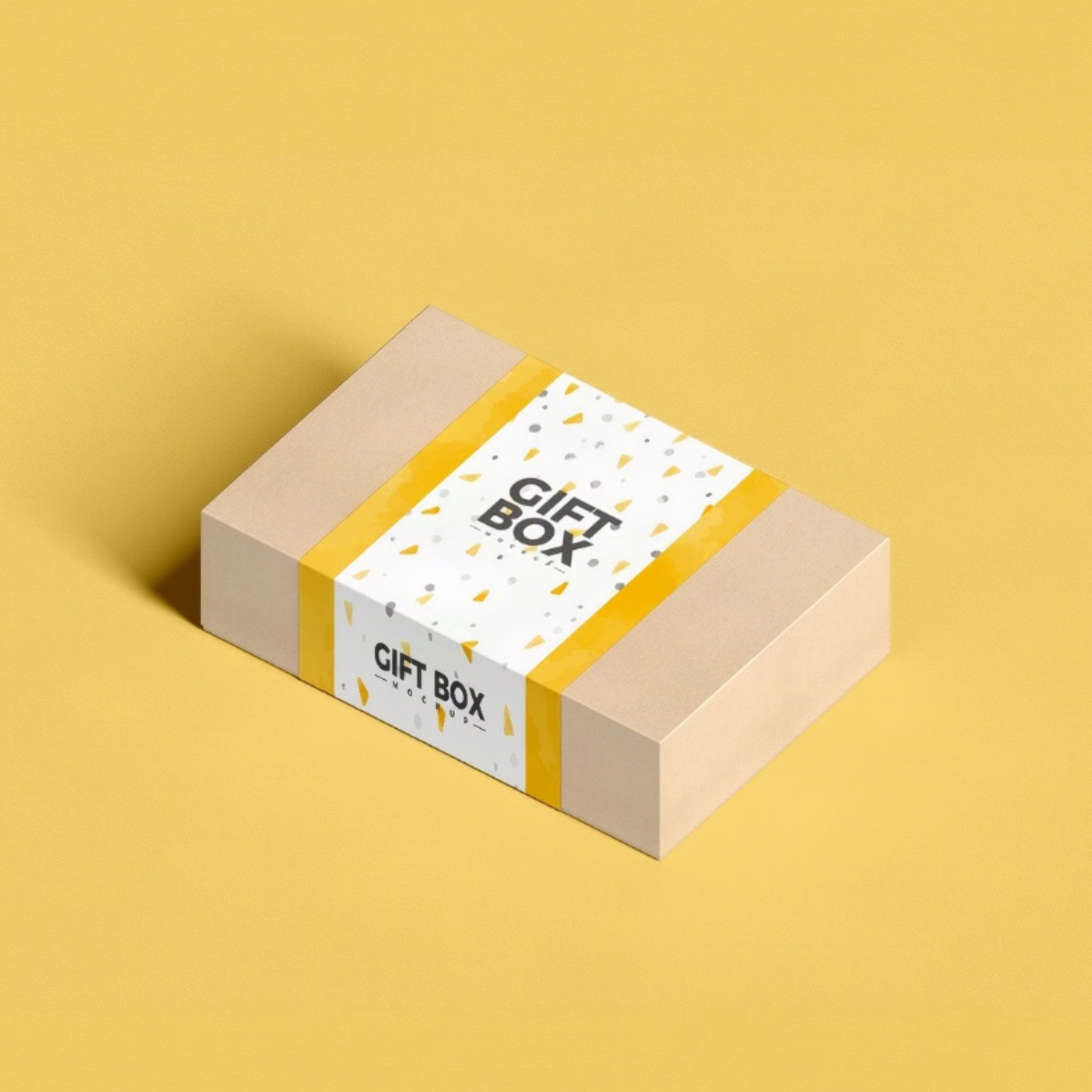 printed sleeve wrapped around a box