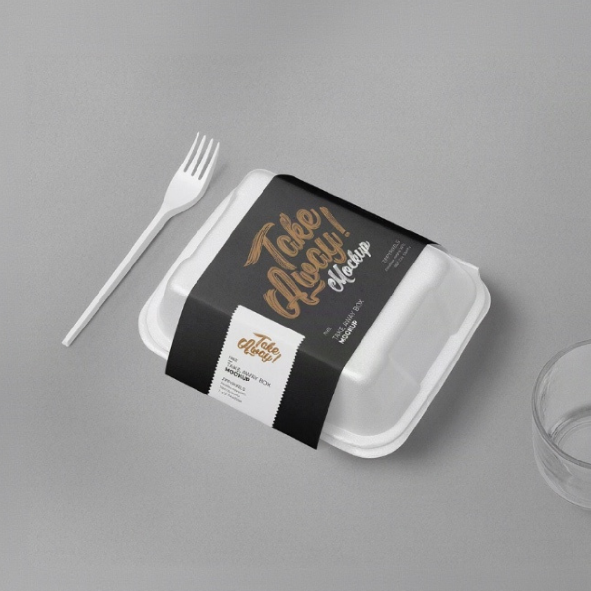 printed sleeve wrapped on food box