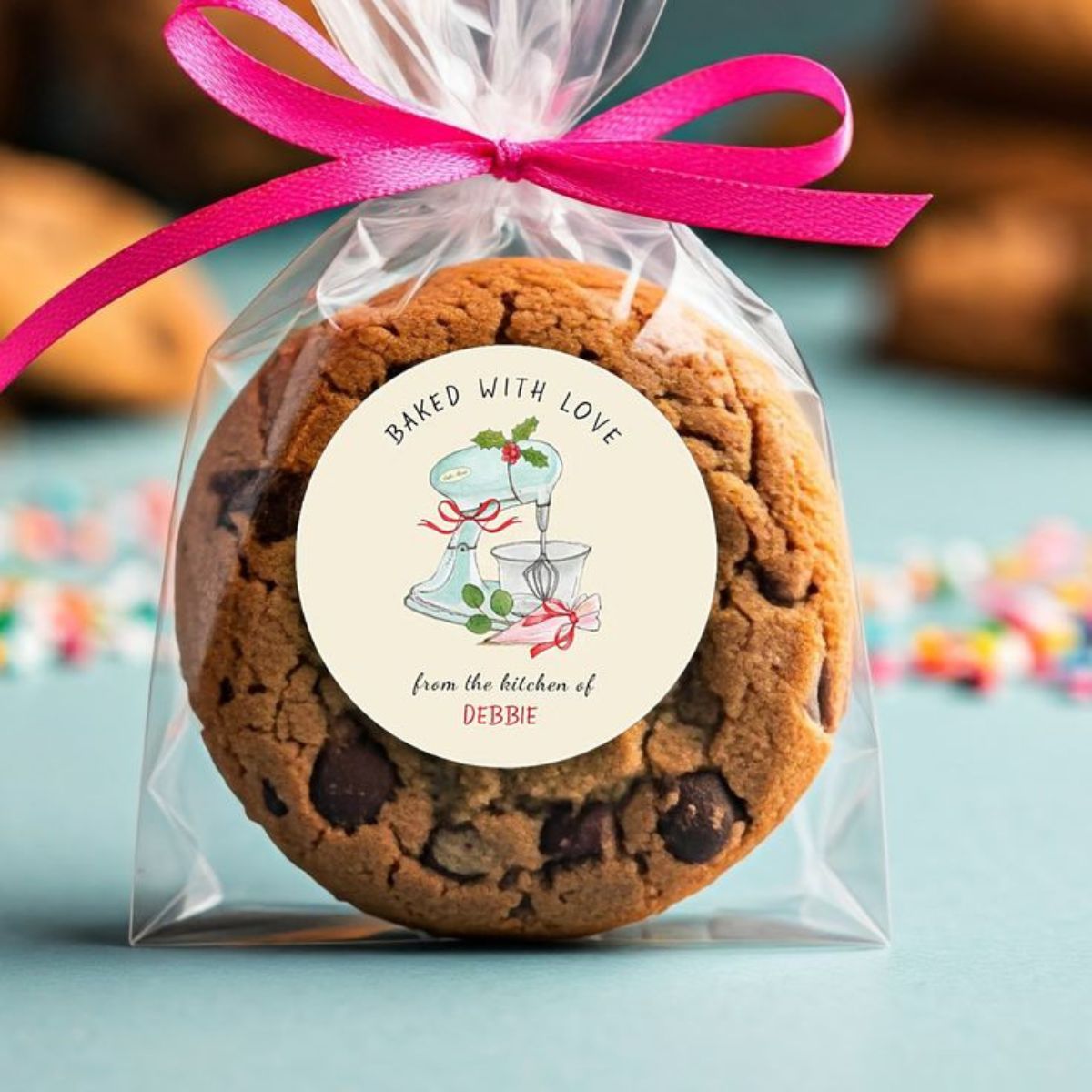 round sticker for packaging