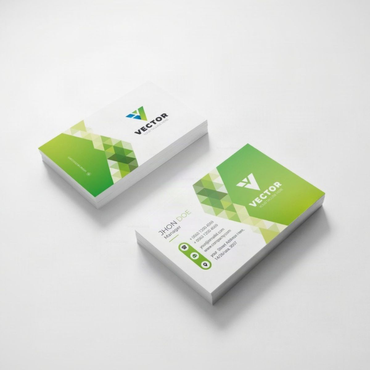 standard business cards 350gsm double side printing Matt lamination