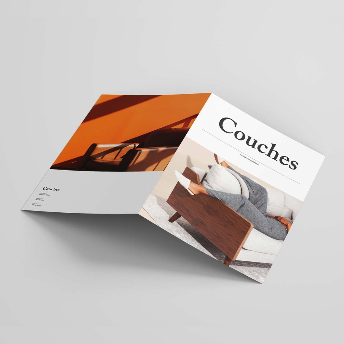 Bifold brochure outside view