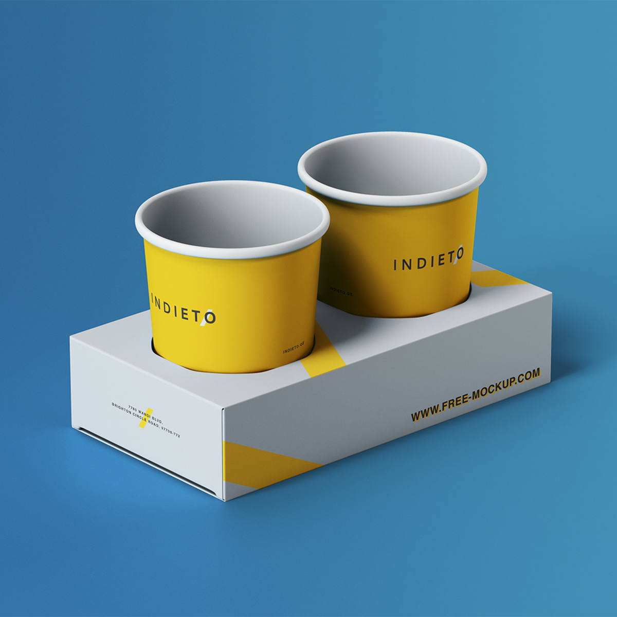 paper cup holder for 2 cups
