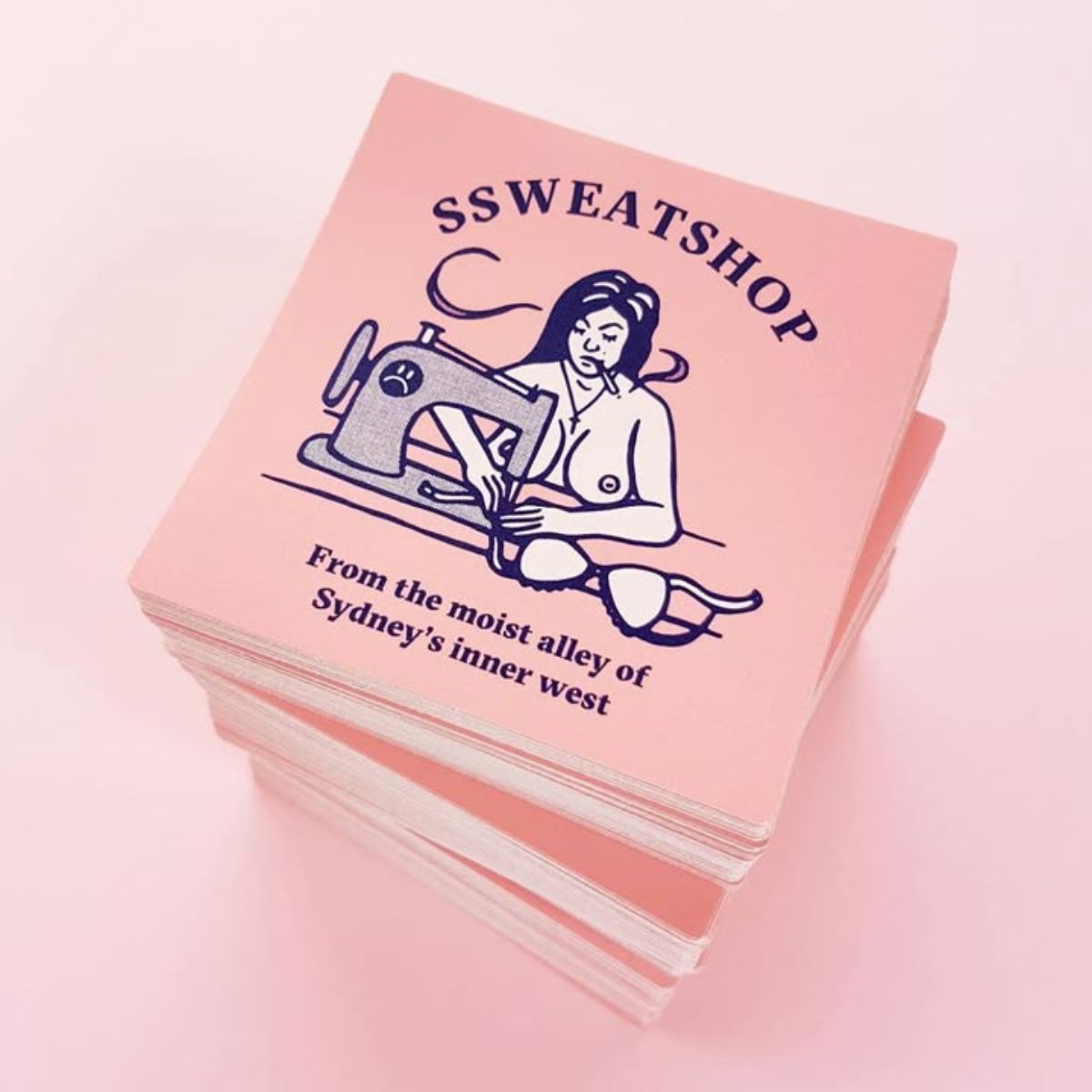 Standard sticker square shape full cut