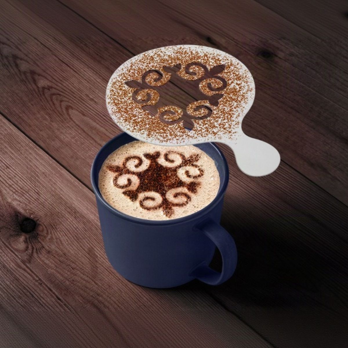 acrylic stencil for coffee