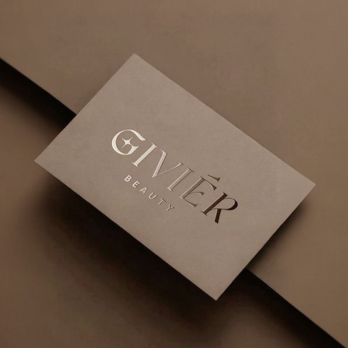 premium business card with spot uv